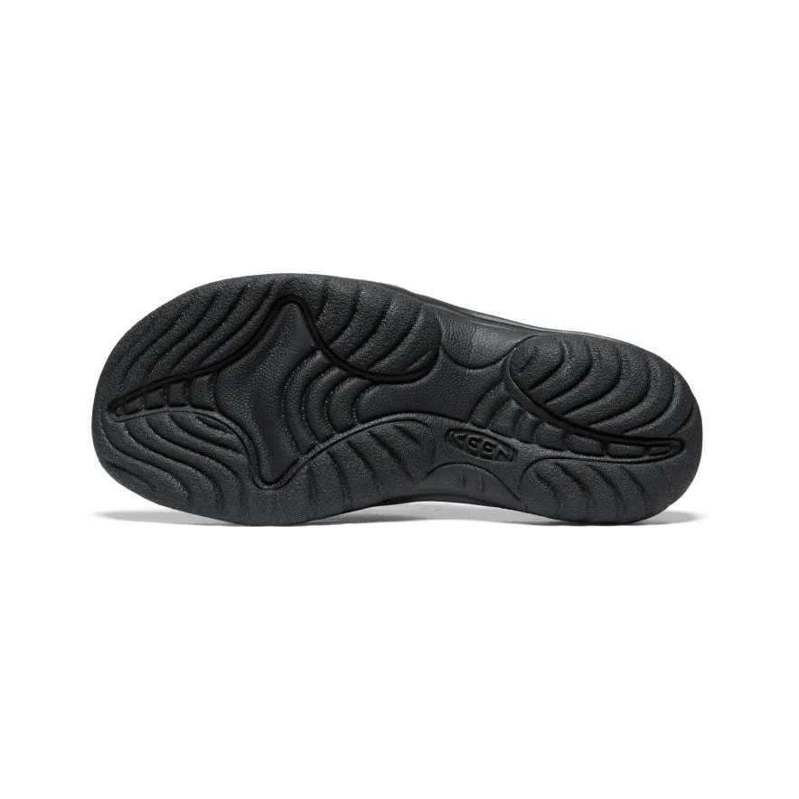 Women's Kona Leather Flip-Flop  |  Black/Vapor